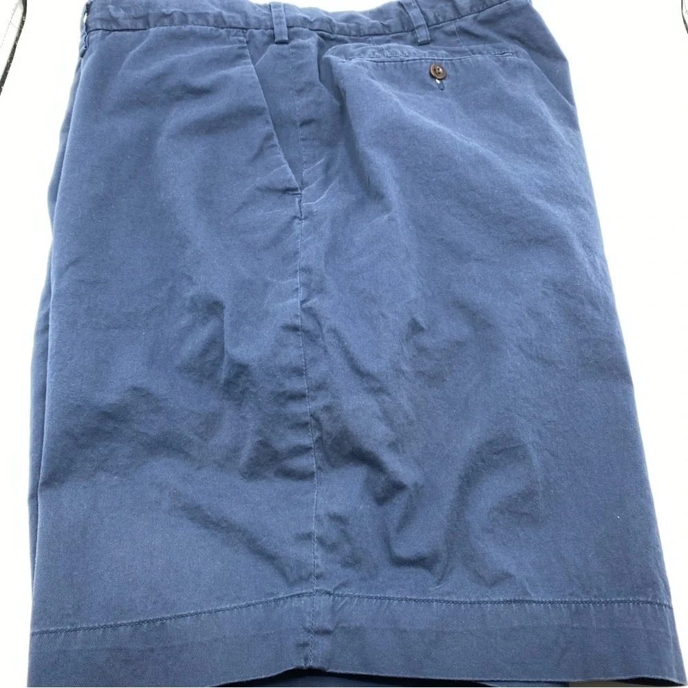 Polo Ralph Lauren Shorts Men 48 Blue Stretch Classic Fit Chino Casual Big Tall